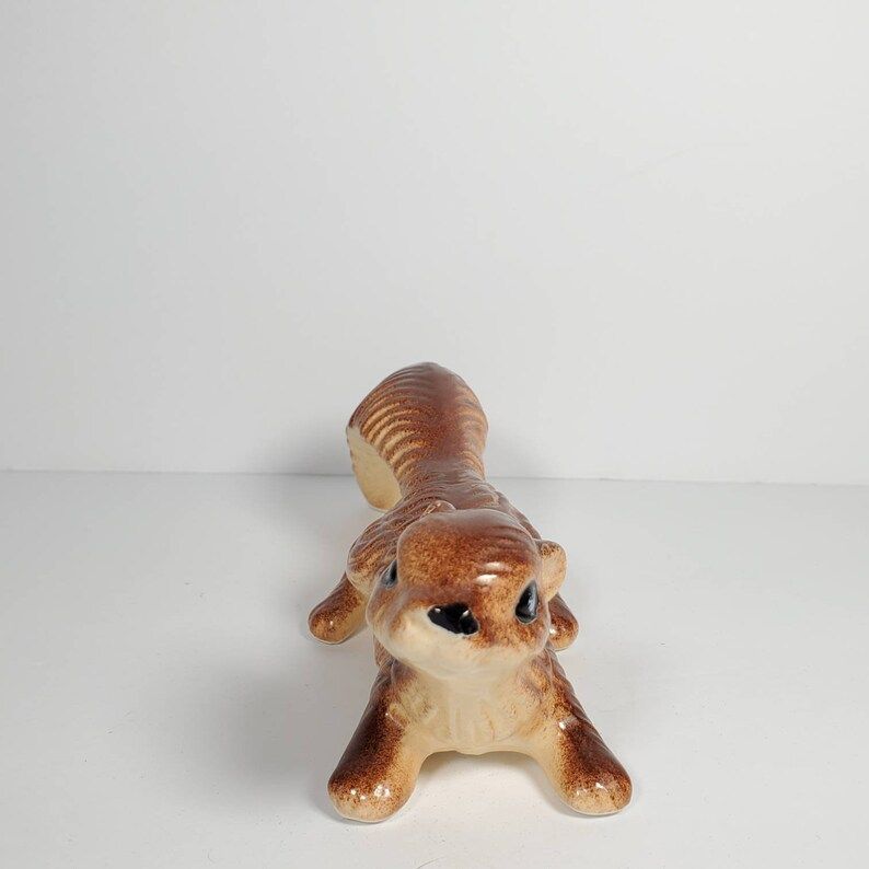 Vintage Squirrel Figurine Ceramic Brown Squirrel Figure Forest - Etsy | Etsy (US)