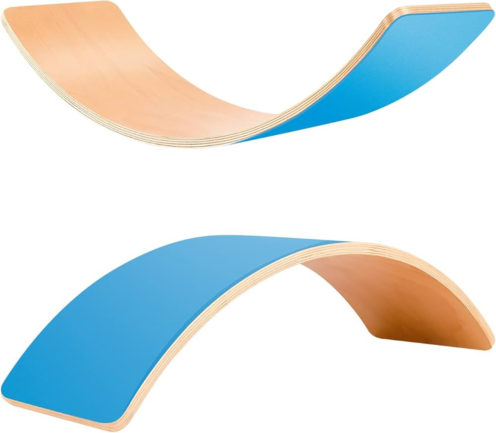 Wooden Balance Board Kids, 37" Natural Wobble Board Wooden Toys for Toddlers Kids & Adults, Birth... | Amazon (US)