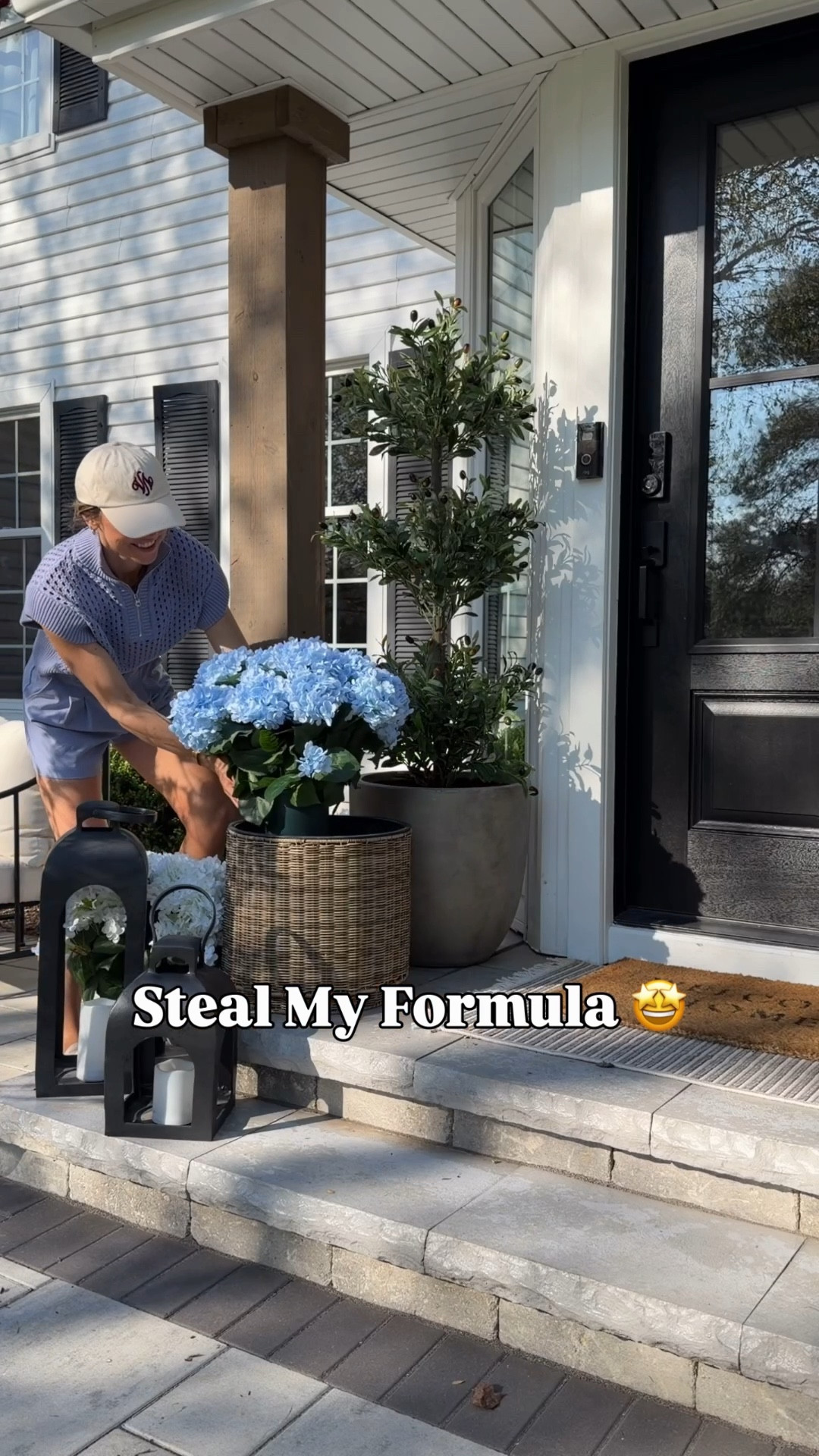 Steal my formula for the prettiest front porch from @Wayfair 🤩 I gave our front porch the prettiest glow up using no maintenance plants and the prettiest planters!
#ad #WayfairPartner #Wayfair

#LTKSaleAlert #LTKSeasonal #LTKHome
