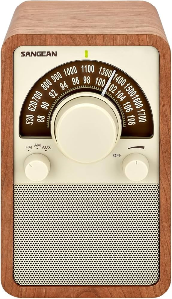 Sangean WR-15WL AM/FM Table Top Wooden Radio, Walnut | Amazon (US)