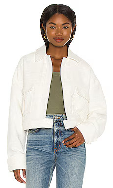 ANINE BING Adriana Jacket in Ivory from Revolve.com | Revolve Clothing (Global)