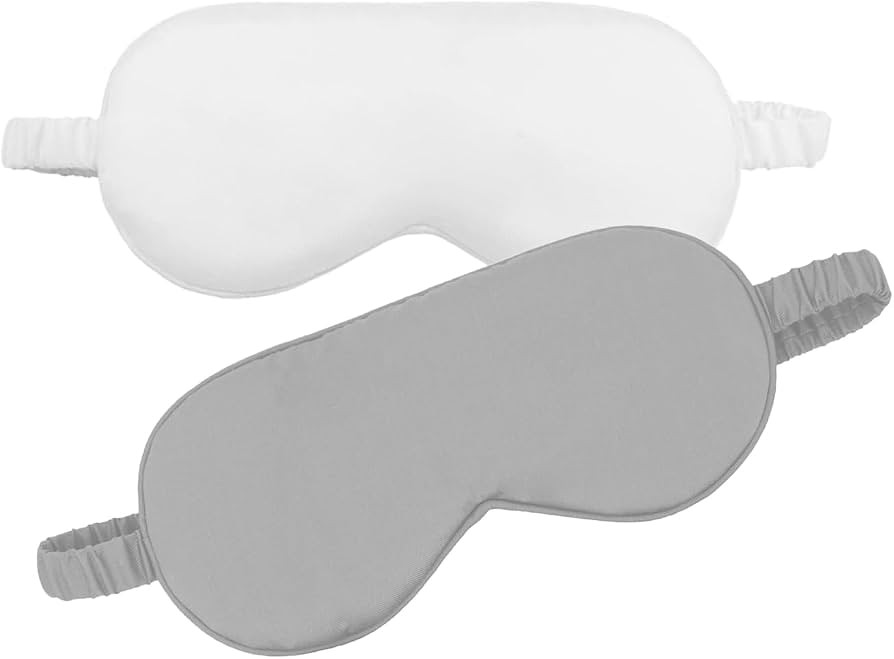 Sleep Mask Pack of 2，Eye Mask - Sleep Protective Eye Mask，Lightweight and Comfortable Elastic... | Amazon (US)