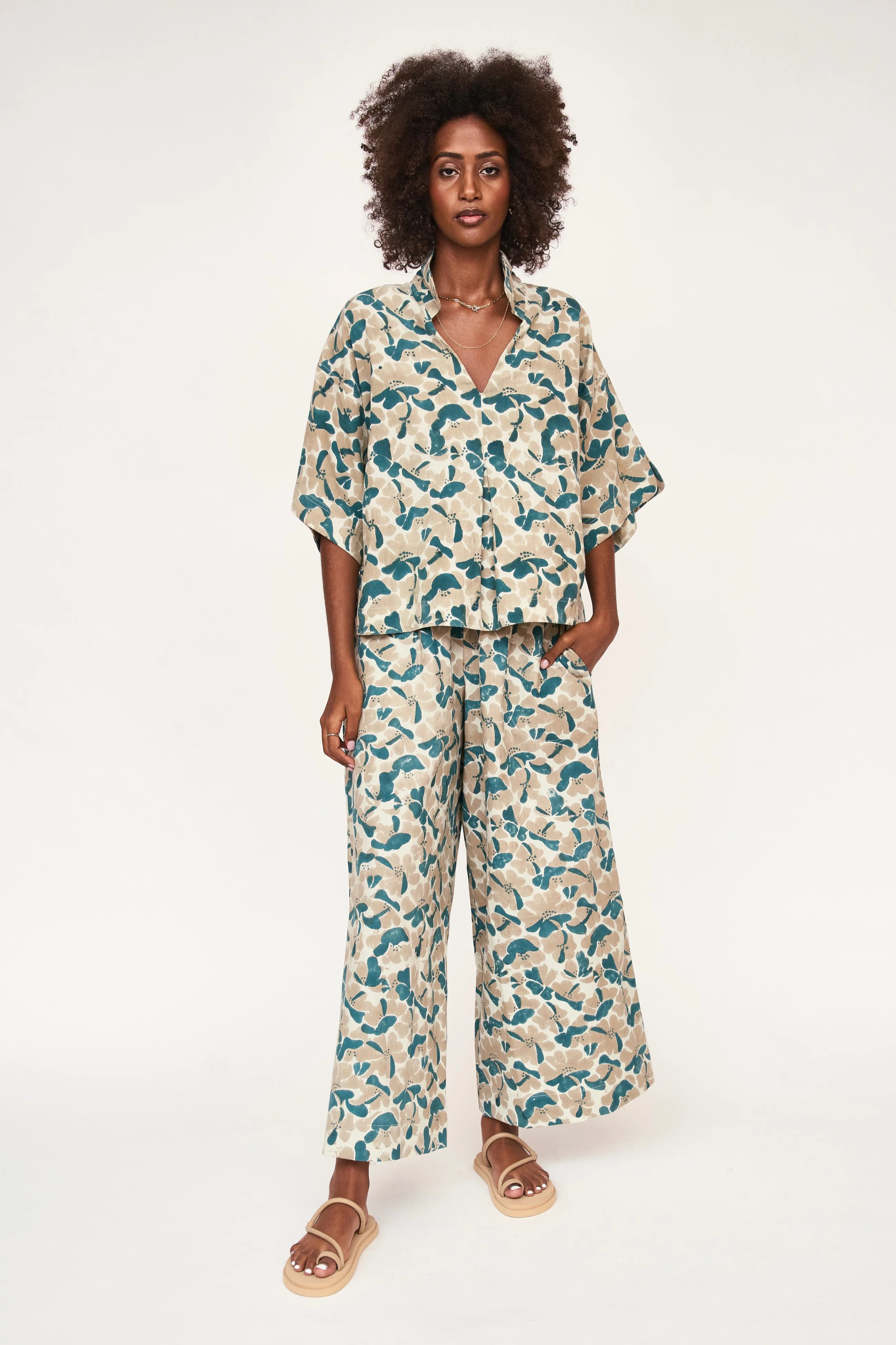 Lanai Top in Plumeria - MIRTH | MIRTH