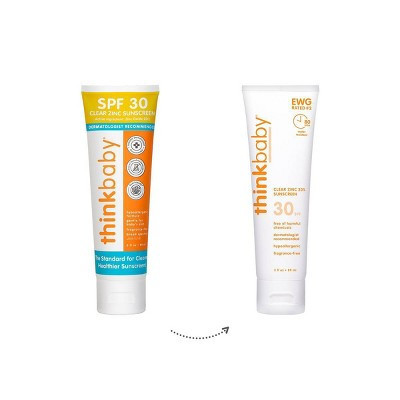 thinkbaby SPF 30 Clear Zinc Sunscreen - 3 fl oz | Target