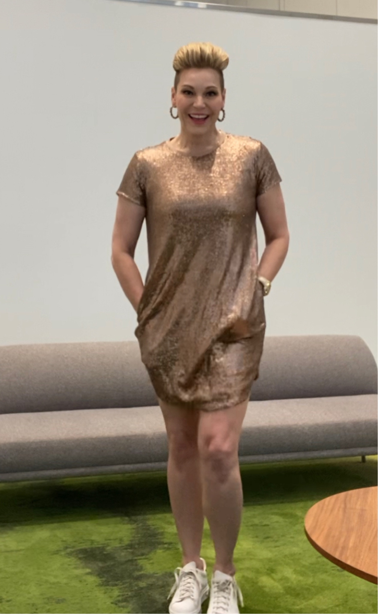 Perfect holiday dress to dress up or down! I am in size large for reference and I am 5’10” and 180 pounds.  This dress comes in tons of colors for any holiday event and under $50  

#LTKSeasonal #LTKmidsize #LTKfindsunder50