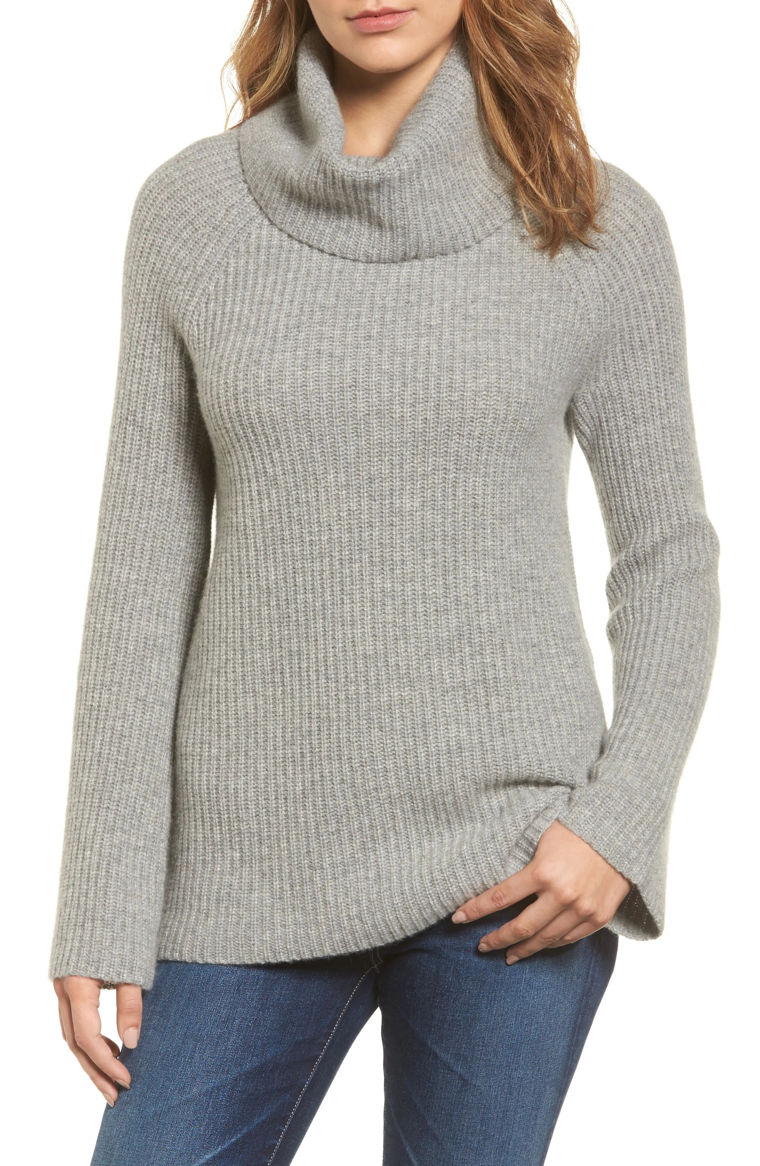 Ribbed Cashmere Turtleneck Sweater | Nordstrom