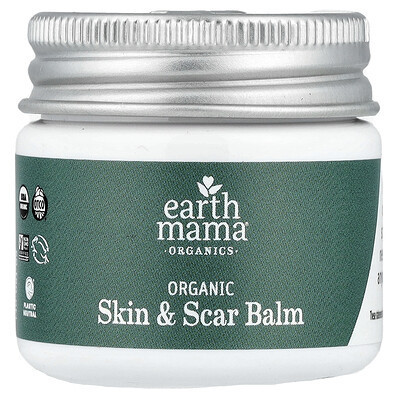 Earth Mama, Organic Skin & Scar Balm, 1 fl oz (30 ml) | iHerb