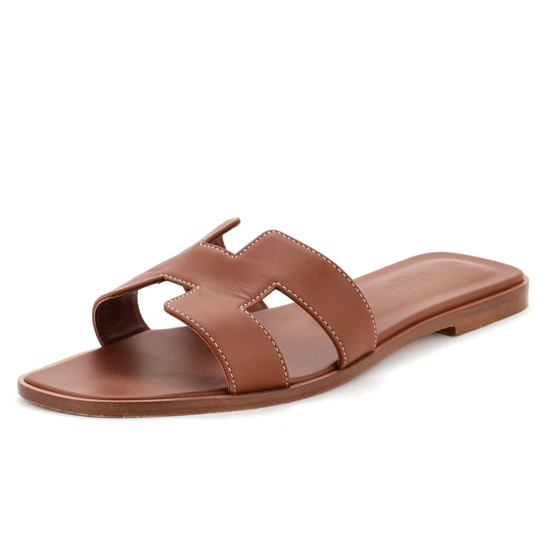 Hermes Women's Oran Sandals Leather | Rebag