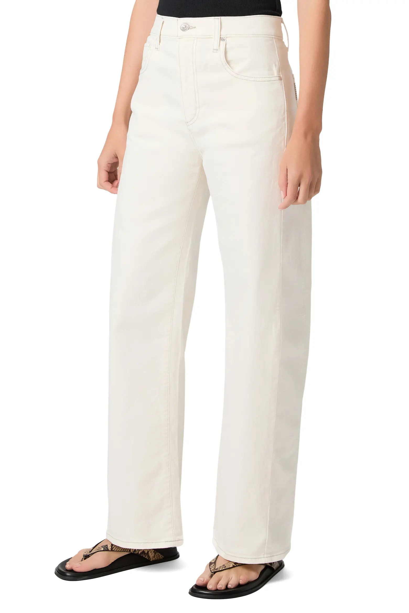 Arellia High Waist Skimmer Barrel Jeans (Women) | Nordstrom | Nordstrom