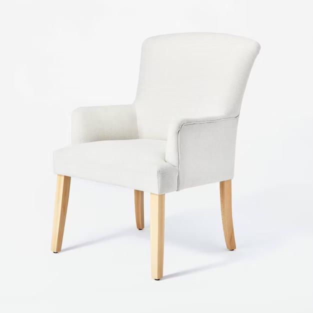 Oak View Armed Upholstered Anywhere Chair Light Gray - Threshold™ designed with Studio McGe... | Target