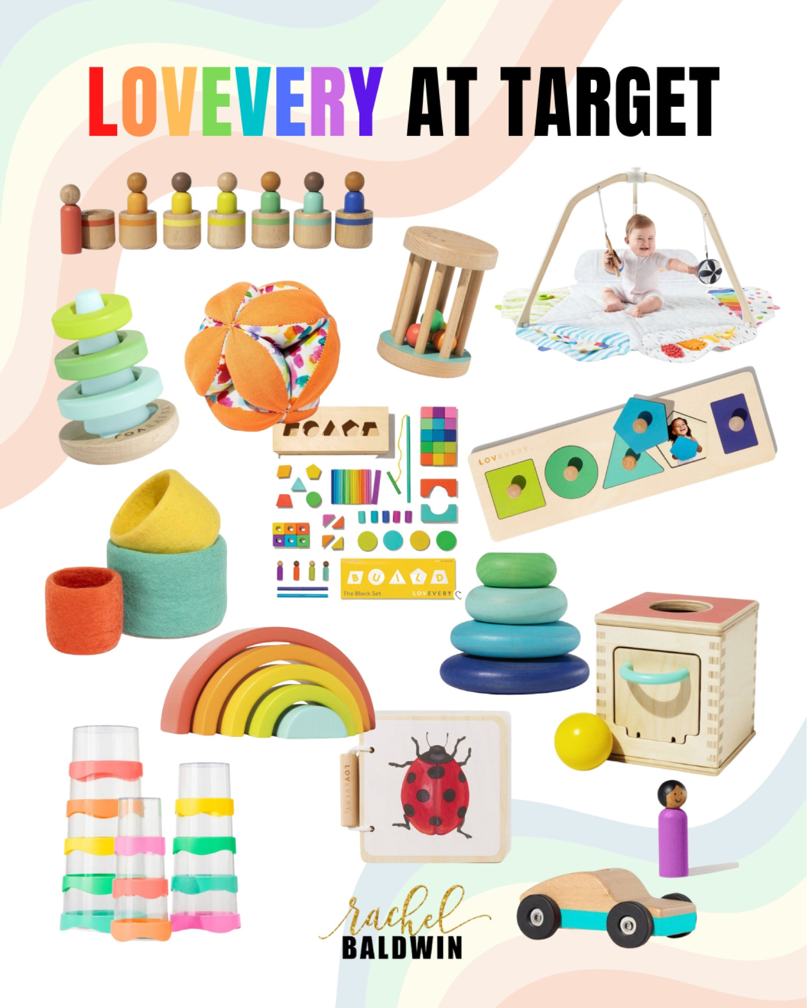 🌈 Rejoice Montessori-loving mamas - Target now sells Lovevery toys! These toys are high-quality, guaranteed to entertain your little one, AND aesthetically pleasing 🙌😅

#LTKunder50 #LTKkids #LTKbaby