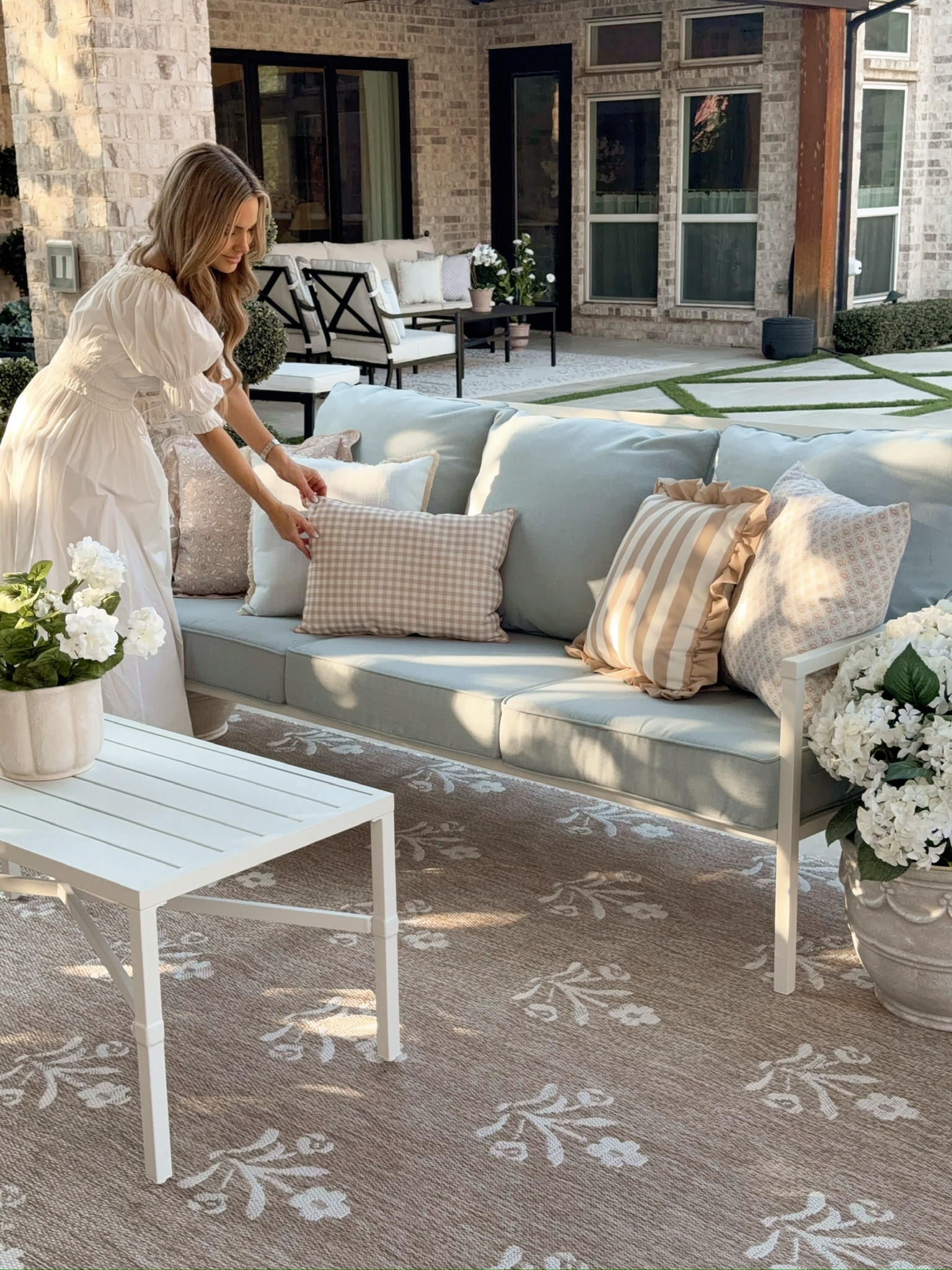 Get your back patio ready for summer with our stunning Cambria outdoor furniture, outdoor rugs, outdoor pillows and planters- all available at Walmart online and in select stores!  

 #LTKSeasonal #LTKHome