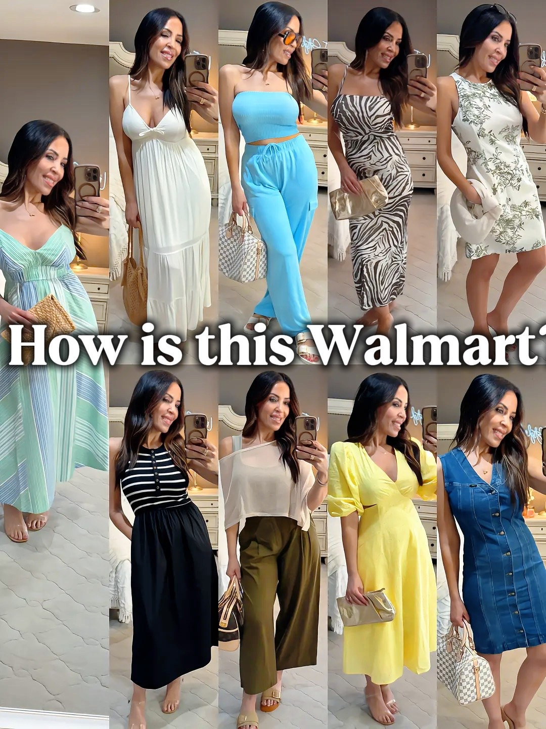 🚨 Wait… THIS IS ALL WALMART?! 🚨
I am completely blown away by Walmart’s new summer drops! ☀️ From effortless vacation maxis to the perfect chic sets and everyday denim, they are absolutely nailing the trends right now without breaking the bank.
Which look is your favorite? 1, 2, 3, 4, 5, 6, 7, 8, or 9? 👇 Let me know in the comments!

Everything fits true to size, and I take either a size 4 or a small. Happy shopping!* ✨
#WalmartFinds #WalmartFashion #AffordableStyle #SummerOutfits #OOTD #SummerFashion #BudgetFriendlyFashion #LTKunder50