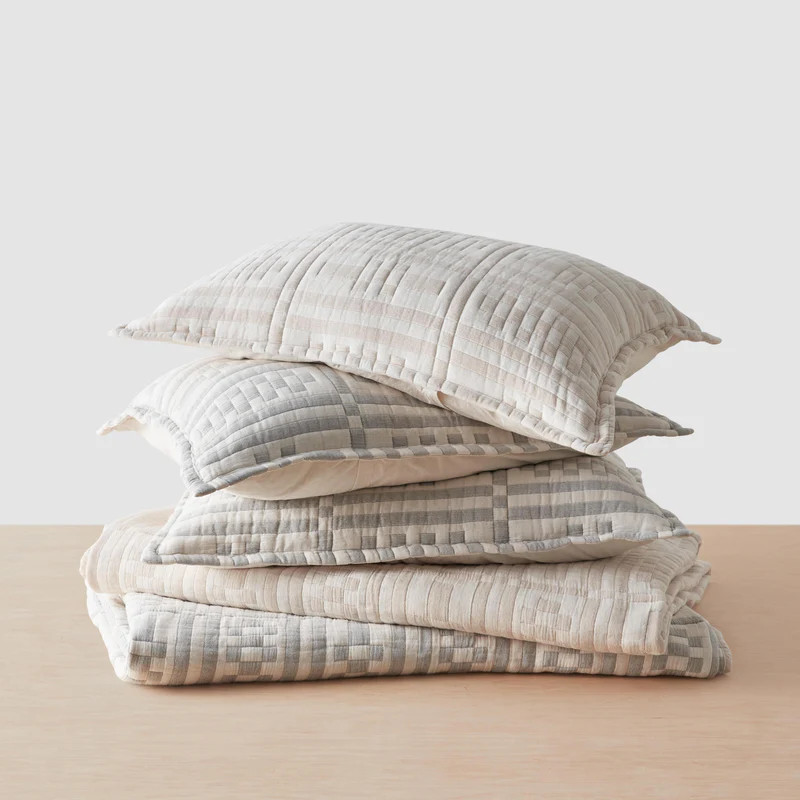 Alegria Organic Cotton Quilted Shams | The Citizenry