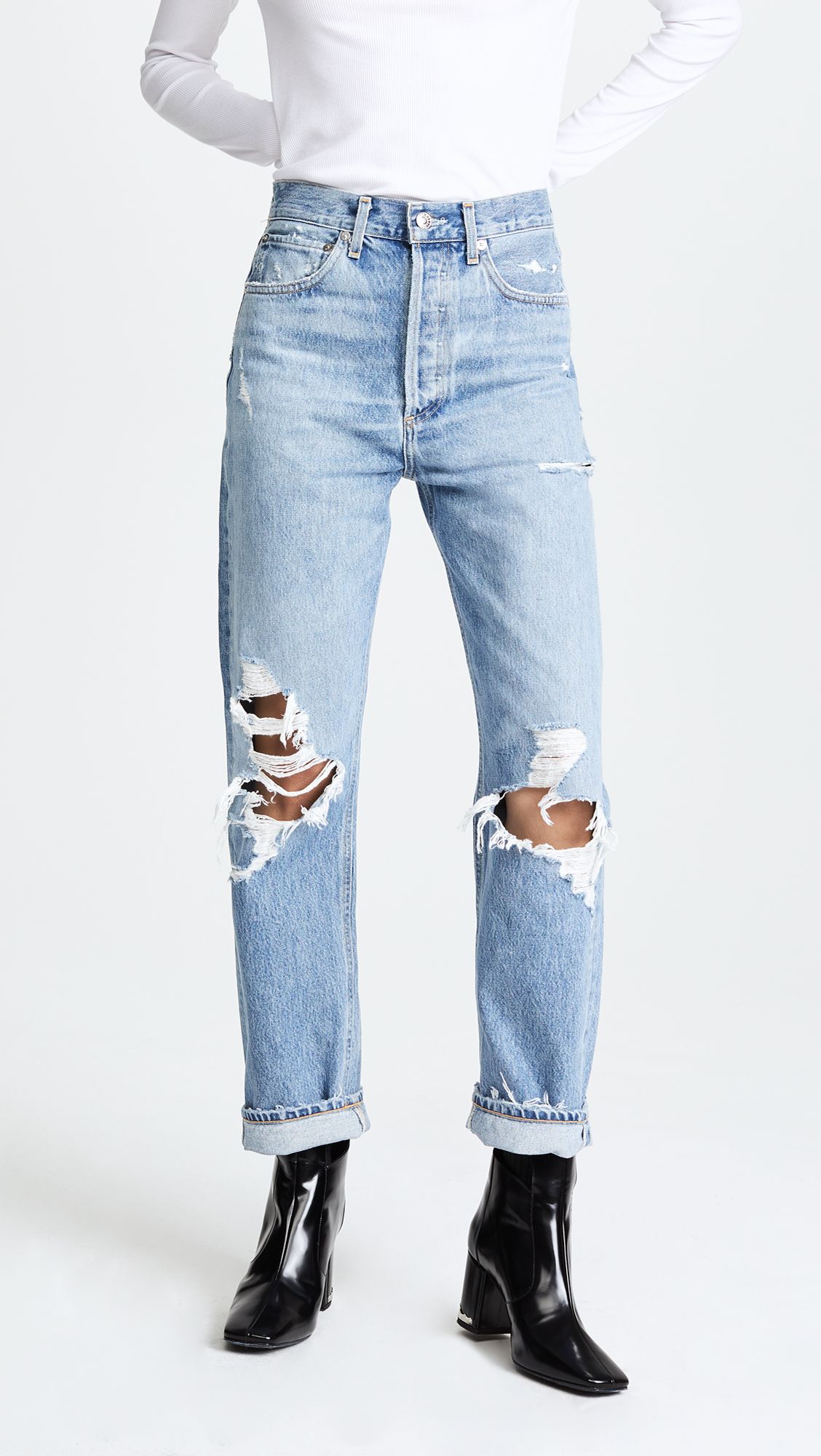 '90s Fit Mid Rise Loose Fit Jeans | Shopbop