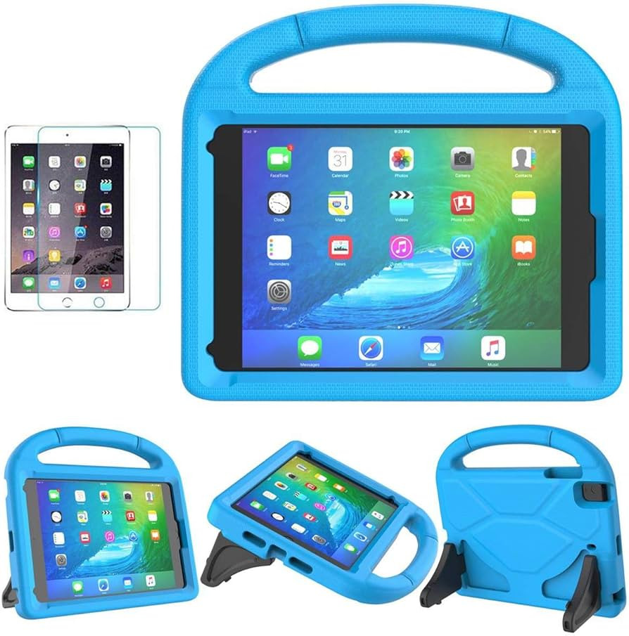 SUPLIK Kids Case for iPad mini 5/4/3/2/1 (7.9"), Durable Shockproof Protective Handle Bumper Stan... | Amazon (US)