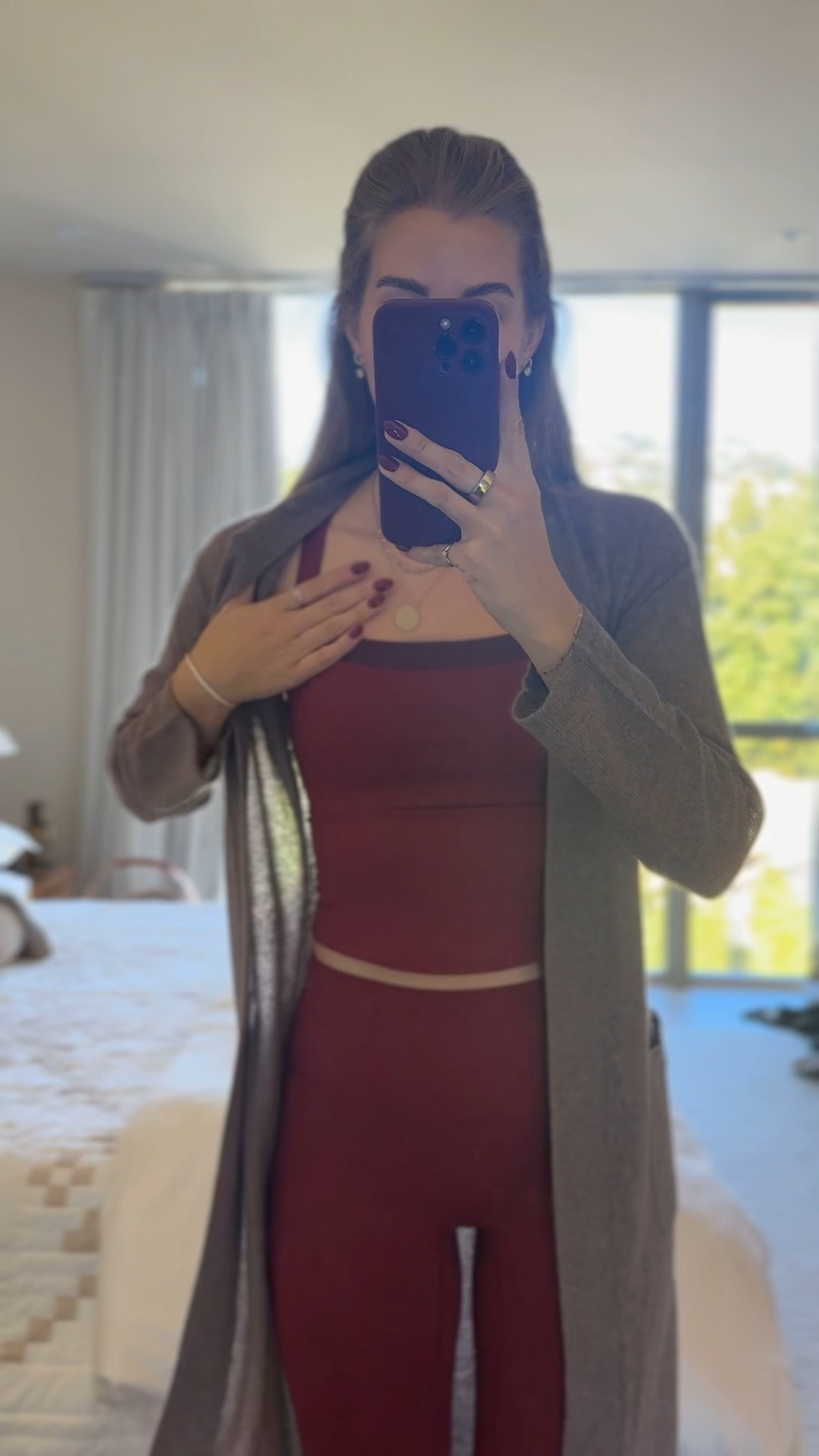 super comfy ootd! workout set on major sale— true to size there and I’m in XS in the sweater! 

#LTKCyberWeek #LTKSaleAlert #LTKGiftGuide