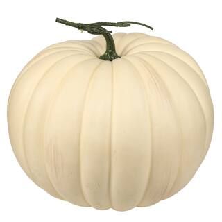 11.5" Cream Round Pumpkin by Ashland® | Michaels Stores