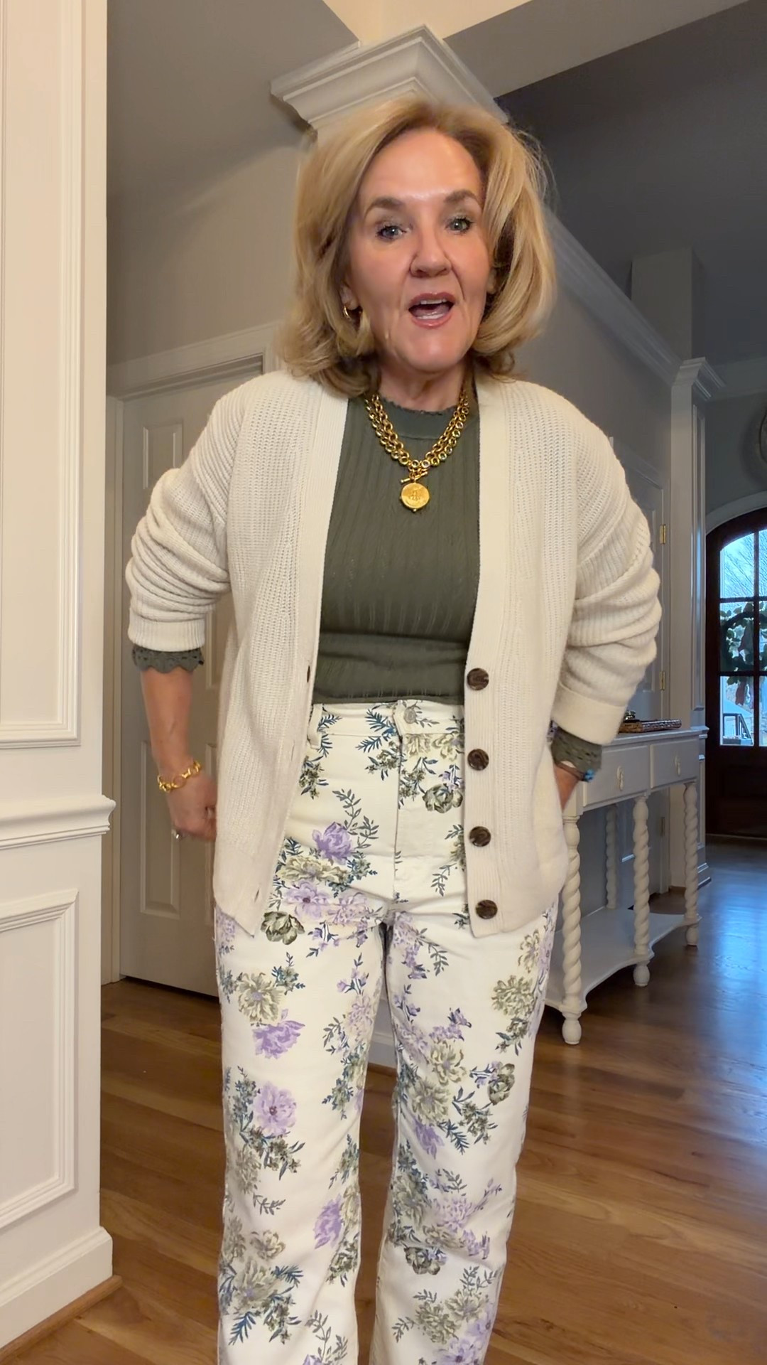 Jeans size 8 petite 
Cashmere sweater size medium 
Pointelle sweater size medium 
Boots must size up 
A few Julie Vos pieces 

#LTKSaleAlert #LTKootd #LTKOver40