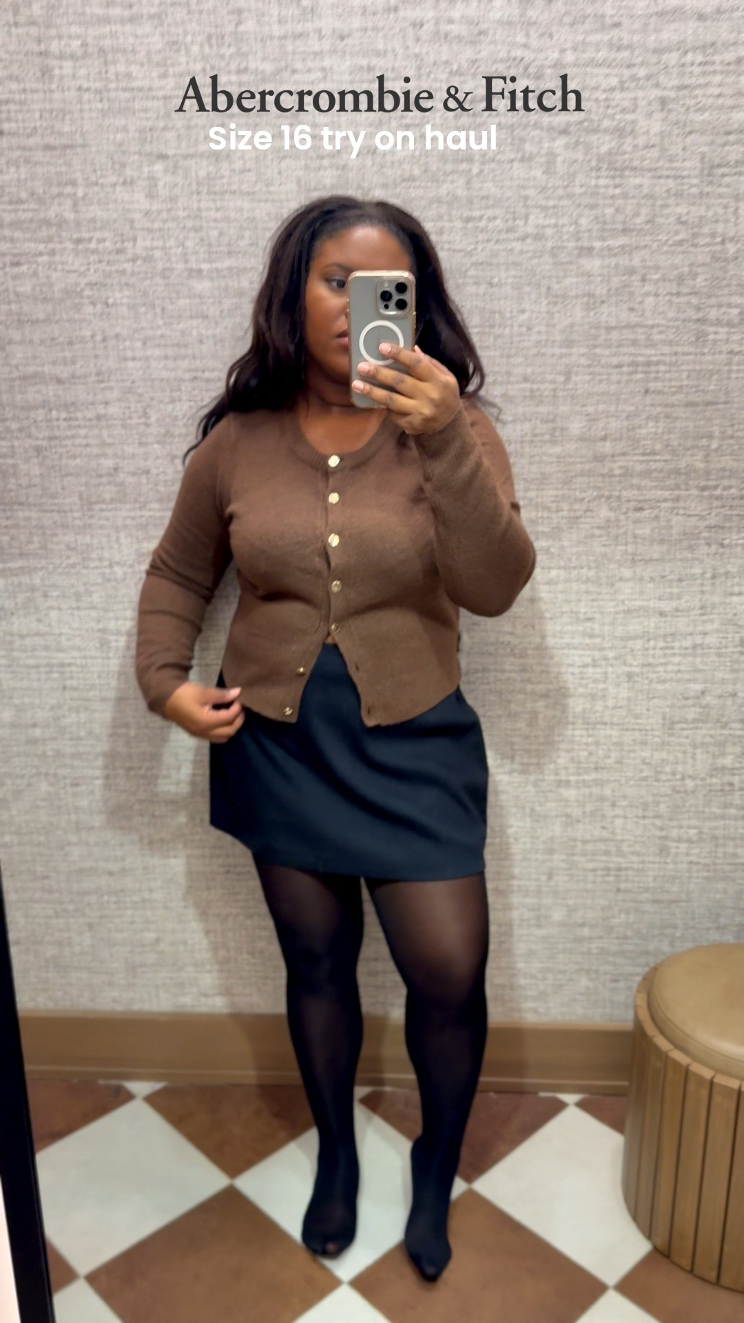 cardigan - size L
Skort / skirt - size L

Abercrombie, midsize, size 16

#LTKuk #LTKxAF #LTKautumn