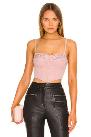MORE TO COME Breanna Bustier Top in Blush from Revolve.com | Revolve Clothing (Global)