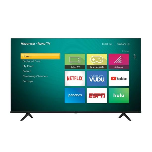 Hisense 75" Class 4K UHD LCD Roku Smart TV HDR R6 Series 75R6030G | Walmart (US)