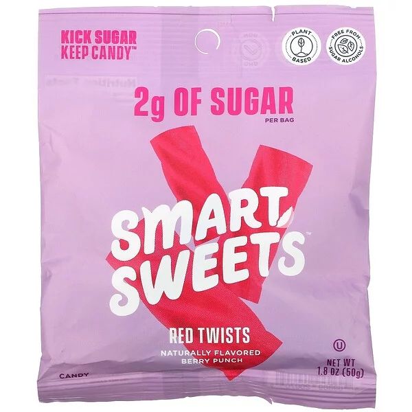SmartSweets, Red Twists, Berry Punch, 1.8 oz | Walmart (US)