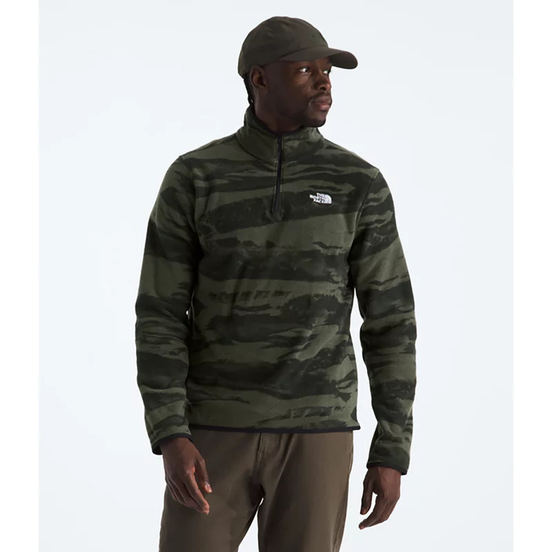The North Face Men's Glacier Fleece Printed 1/4-Zip Jacket | Academy Sports + Outdoors
