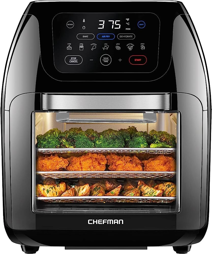 CHEFMAN Multifunctional Digital Air Fryer+ Rotisserie, Dehydrator, Convection Oven, 17 Touch Scre... | Amazon (US)