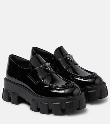 Monolith leather platform loafers | Mytheresa (INTL)