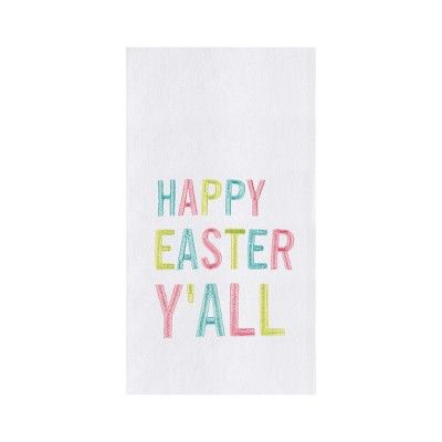 C&F Home Happy Easter Y'All Flour Sack Kitchen Towel | Target