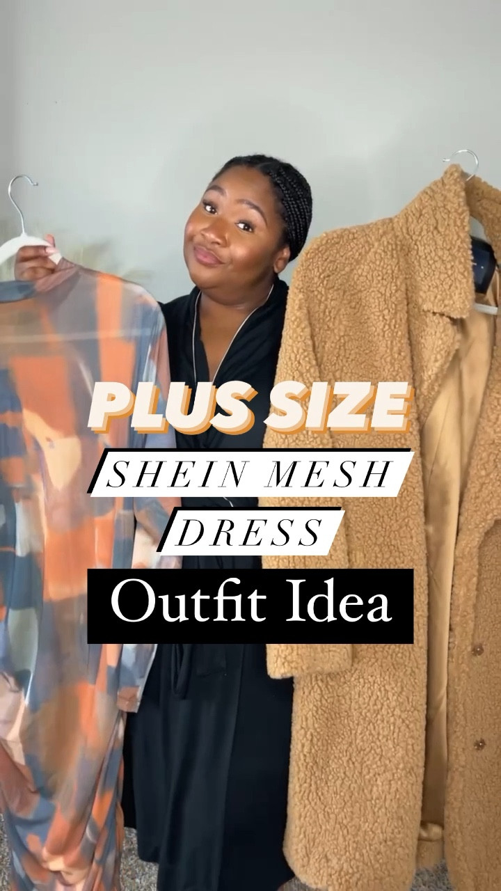 Plus size Fall Style! Here’s how to style a mesh dress for fall! I love a good neutral outfit idea for fall! Paired with some wide width booties & you got a chic look 🤗♥️ 
Comment “LINK” to have this outfit sent to your DM’s! 

#LTKplussize #LTKSeasonal #LTKstyletip