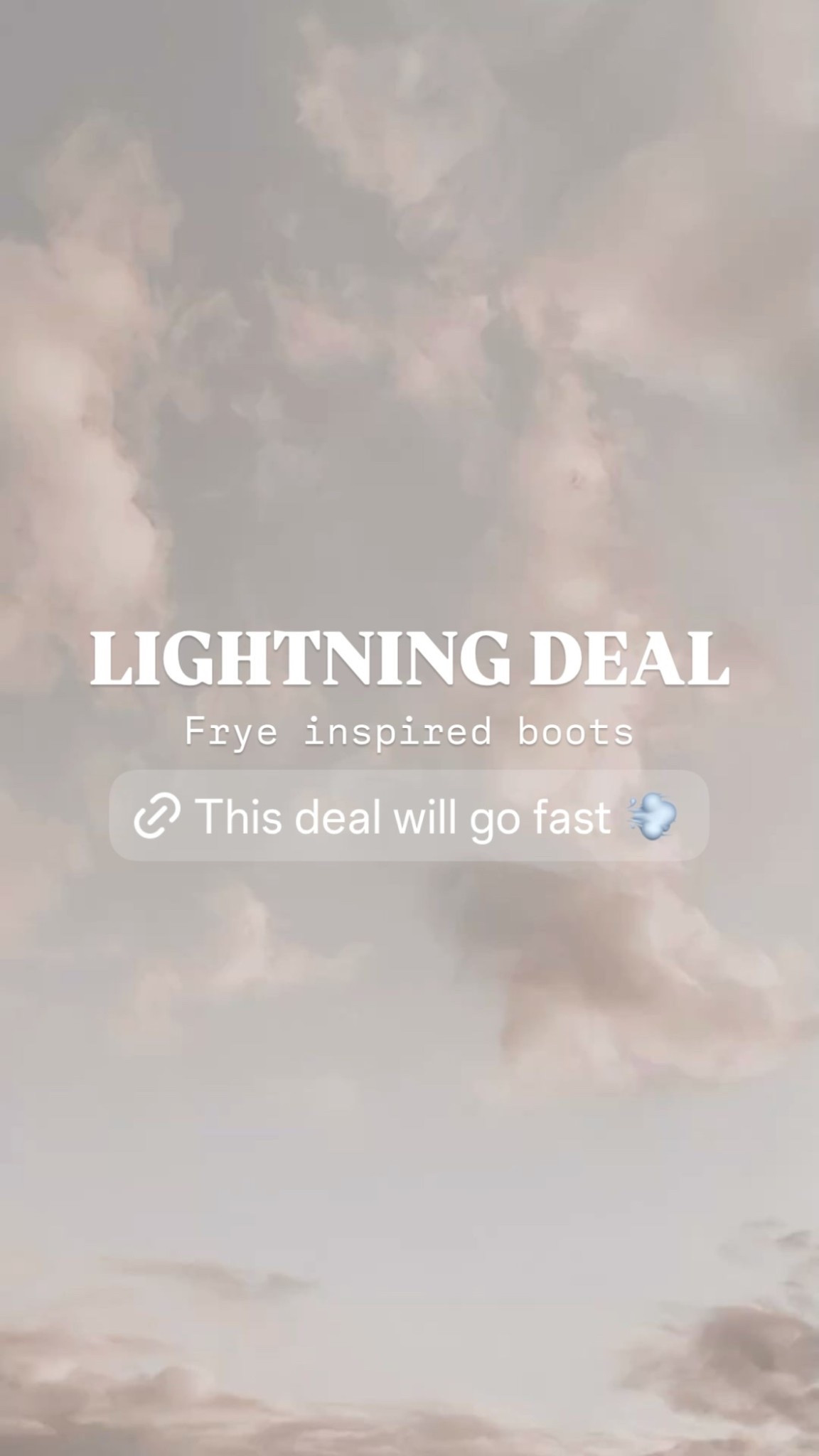 LIGHTNING DEAL Frye inspired boots