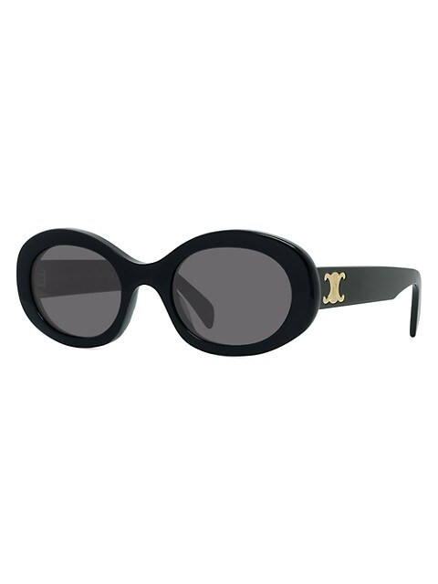 CELINE 52MM Round Sunglasses | Saks Fifth Avenue