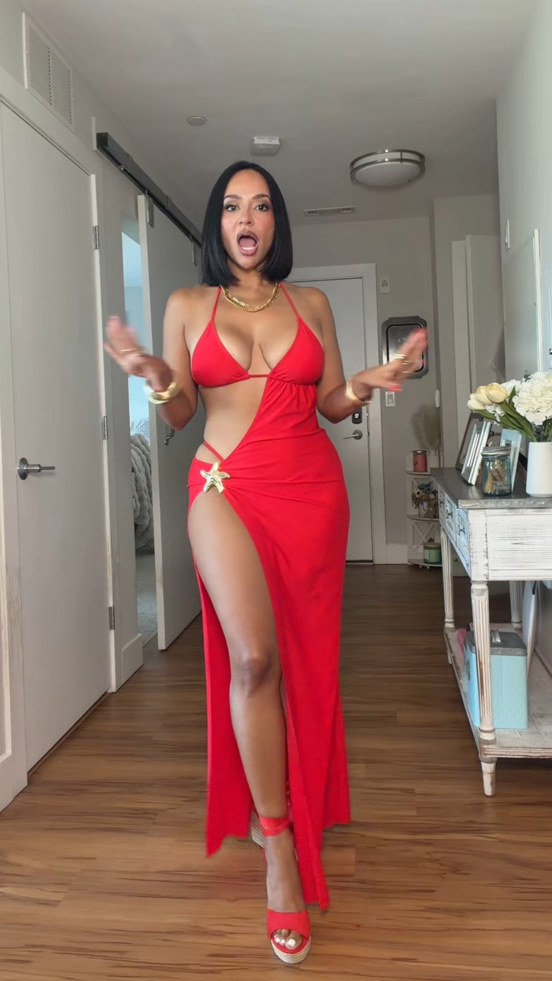 Vacation swimsuit with a built in cover up dress! ❤️

Sizing ⬇️
5’3 
Bust: 32DD
Waist: 27”
Hips: 42”
Wearing Size M

Make sure you download the ✨FREE✨ LTK app and follow me @heyrissyrozay for all my style and beauty finds 🫶🏽

over 40 outfit 
petite curvy outfits

#LTKSwim #LTKOver40 #LTKPetite