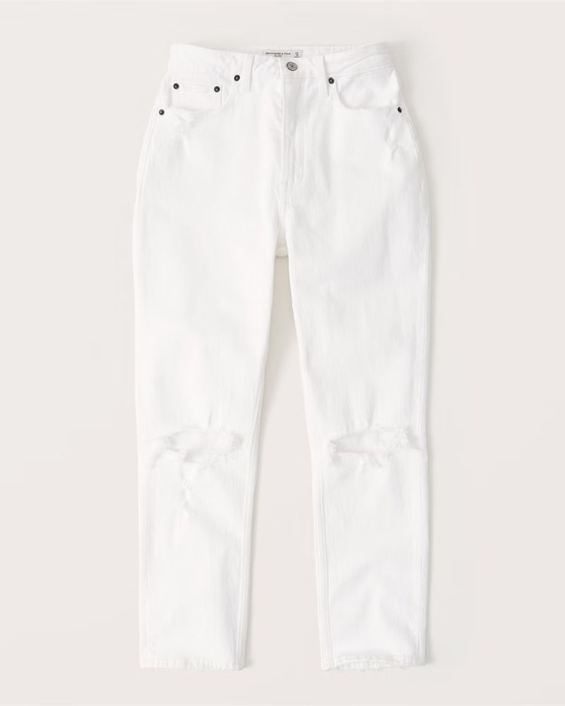 Curve Love High Rise Mom Jeans | Abercrombie & Fitch (US)