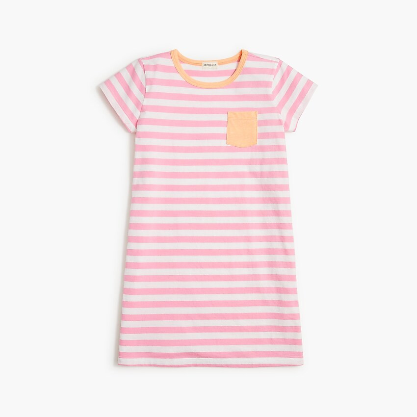 Girls' striped T-shirt dress | J.Crew Factory
