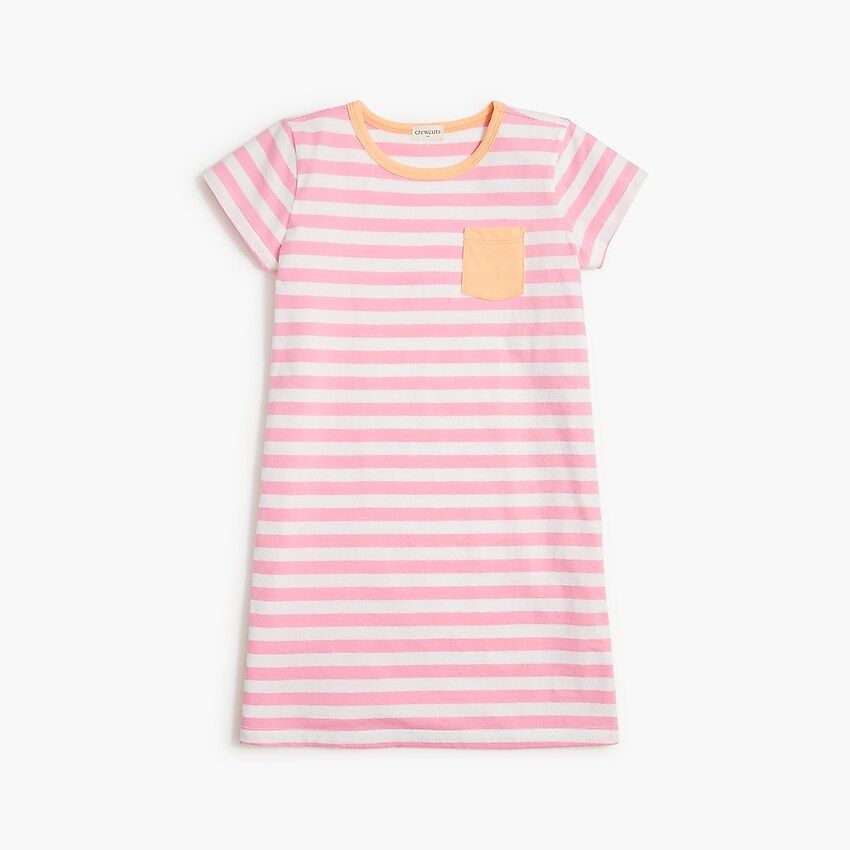 Girls' striped T-shirt dress | J.Crew Factory