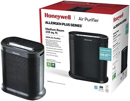 Honeywell HPA100 HEPA Air Purifier for Medium Rooms - Microscopic Airborne Allergen+ Reducer, Cle... | Amazon (US)