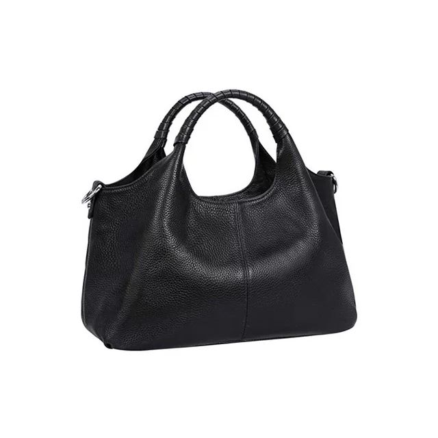 LUXUR Ladies Genuine Leather Top Handle Handbag Women Classic Satchel Crossbody Bags Purse Daily ... | Walmart (US)