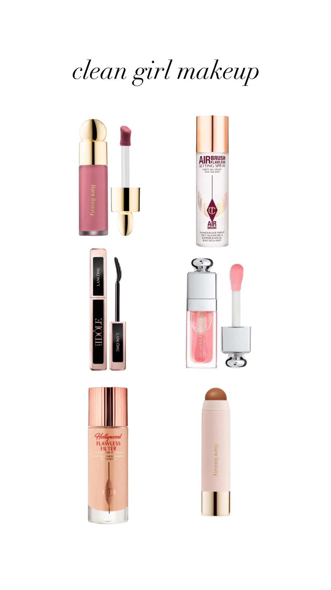 Clean girl makeup #cleangirlmakeup #cleangirl #glowymakeup 

#LTKBeauty #LTKSeasonal #LTKStyleTip