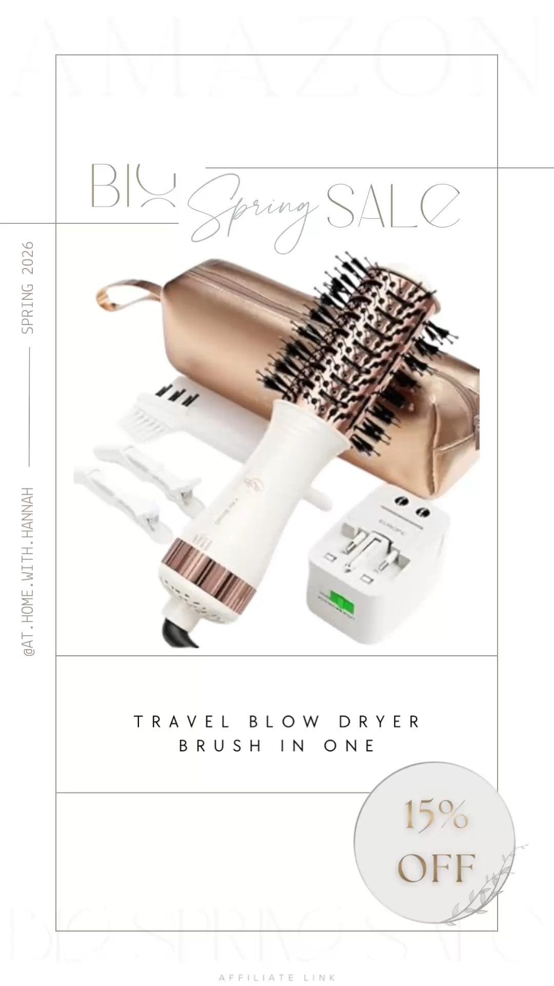 Big Spring Deal Find That’s Worth The Space In Your Bag

If it’s taking up room in my bag, it better be worth it — and this travel size blow dryer brush makes the cut, especially at this price.





•

Amazon Big Spring Sale • travel essentials • Amazon travel finds • travel must haves • packing finds • airport travel essentials • carry on must haves • travel organization • practical travel products • sale travel finds
#AmazonTravel #AmazonFinds #FoundItOnAmazon #TravelEssentials #AmazonDeals

#LTKTravel #LTKBeauty #LTKSaleAlert