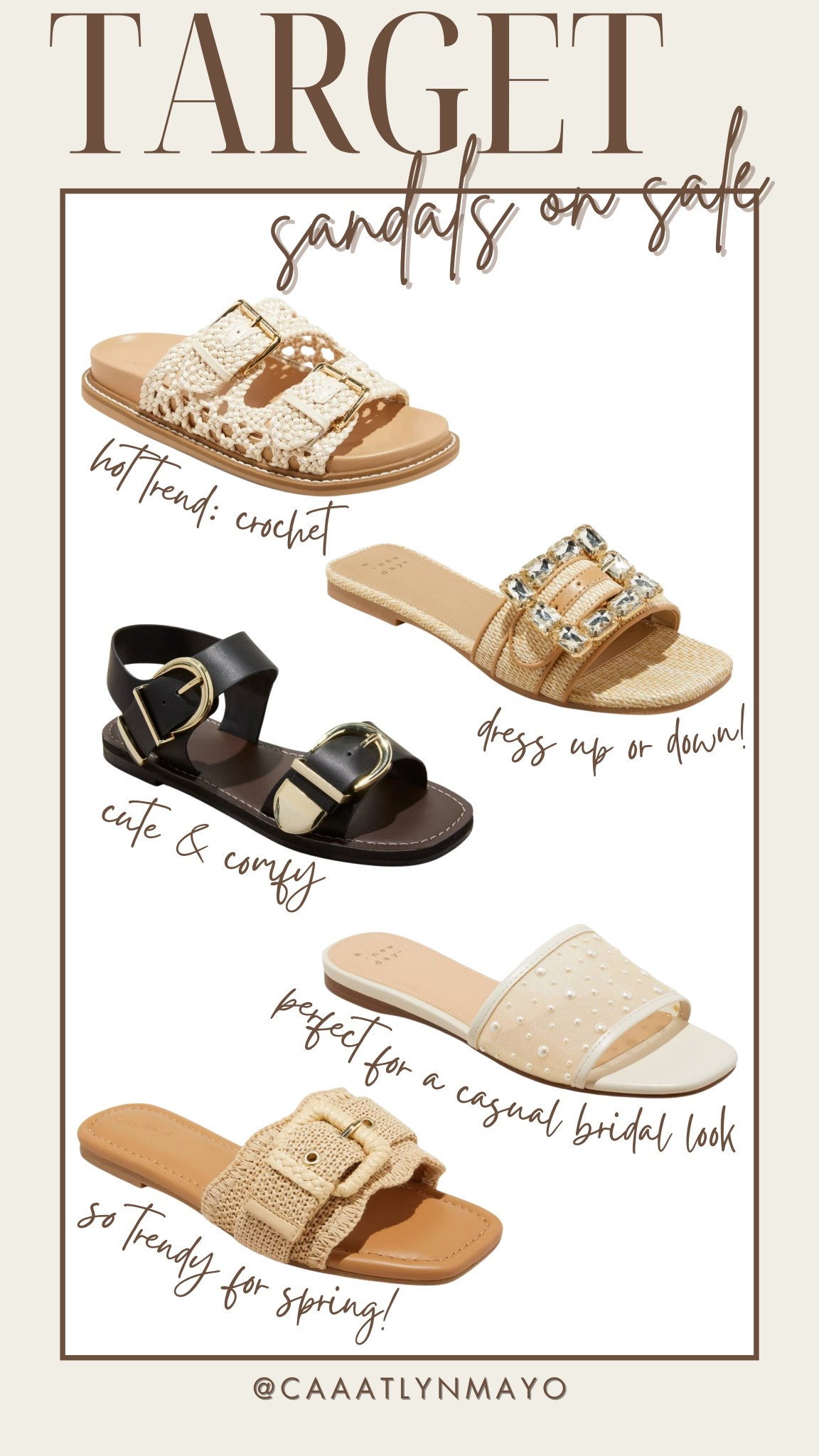 Target Circle Exclusive: Sandals 25% off!

#LTKShoeCrush #LTKSaleAlert #LTKSpringSale