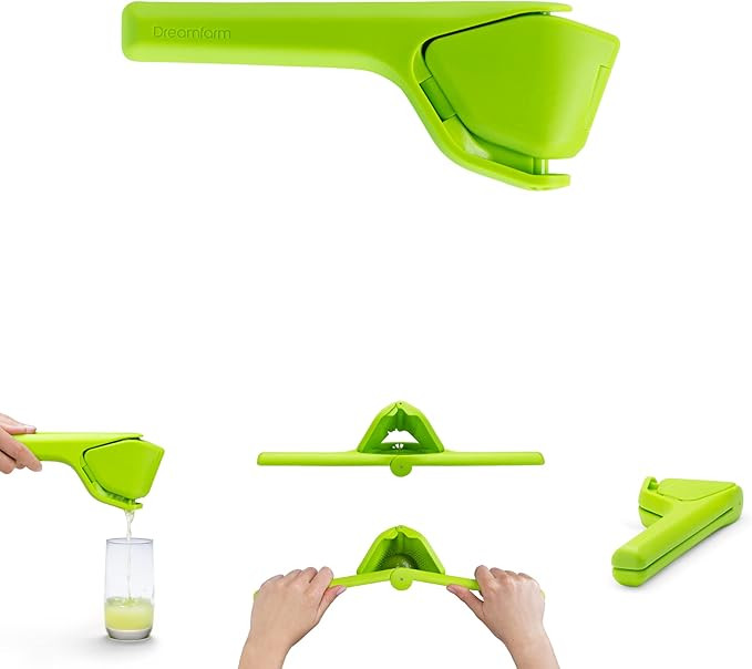 Dreamfarm 9 Inch Original Lime Fluicer Easy-Squeeze Ergonomic Manual Fold-Flat Space-Saving Citru... | Amazon (US)