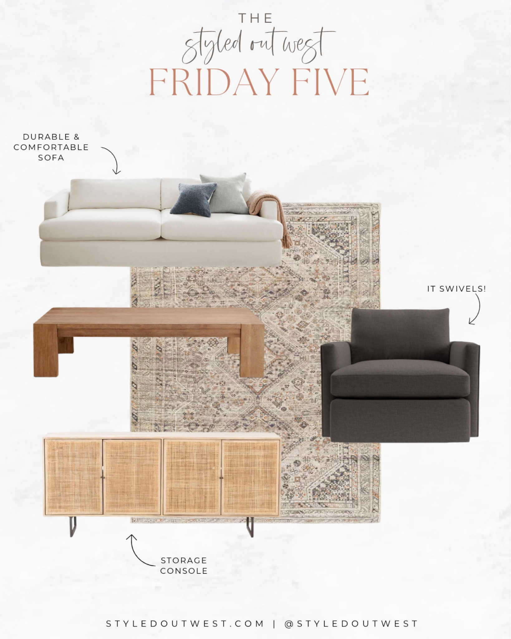 The Friday Five | Jenna’s Living Room Refresh

#LTKhome #LTKfamily #LTKFind