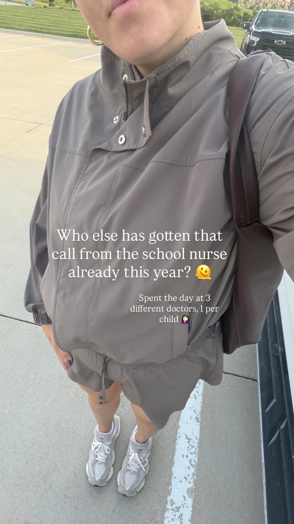 Spent the day at 3 different doctors, 1 per child 🤦🏻‍♀️ Who else has gotten that call from the school nurse already this year? 🫠

@abercrombie

#LTKgrwm #LTKmomlife #LTKmorningroutine