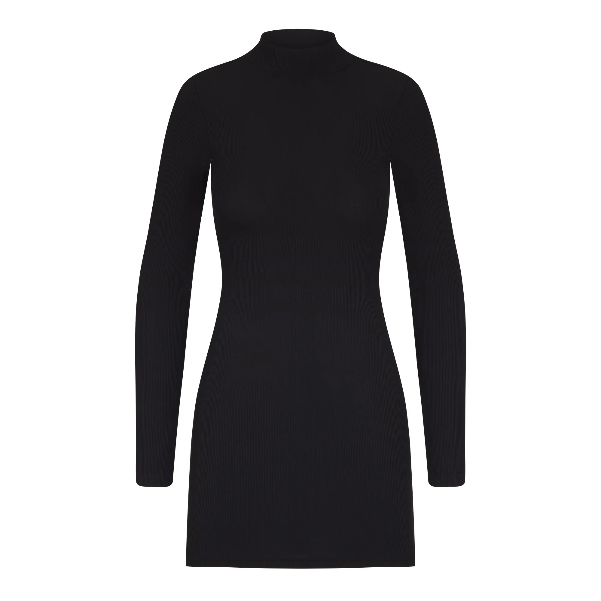 SOFT LOUNGE TURTLENECK MINI DRESS | ONYX | SKIMS (US)