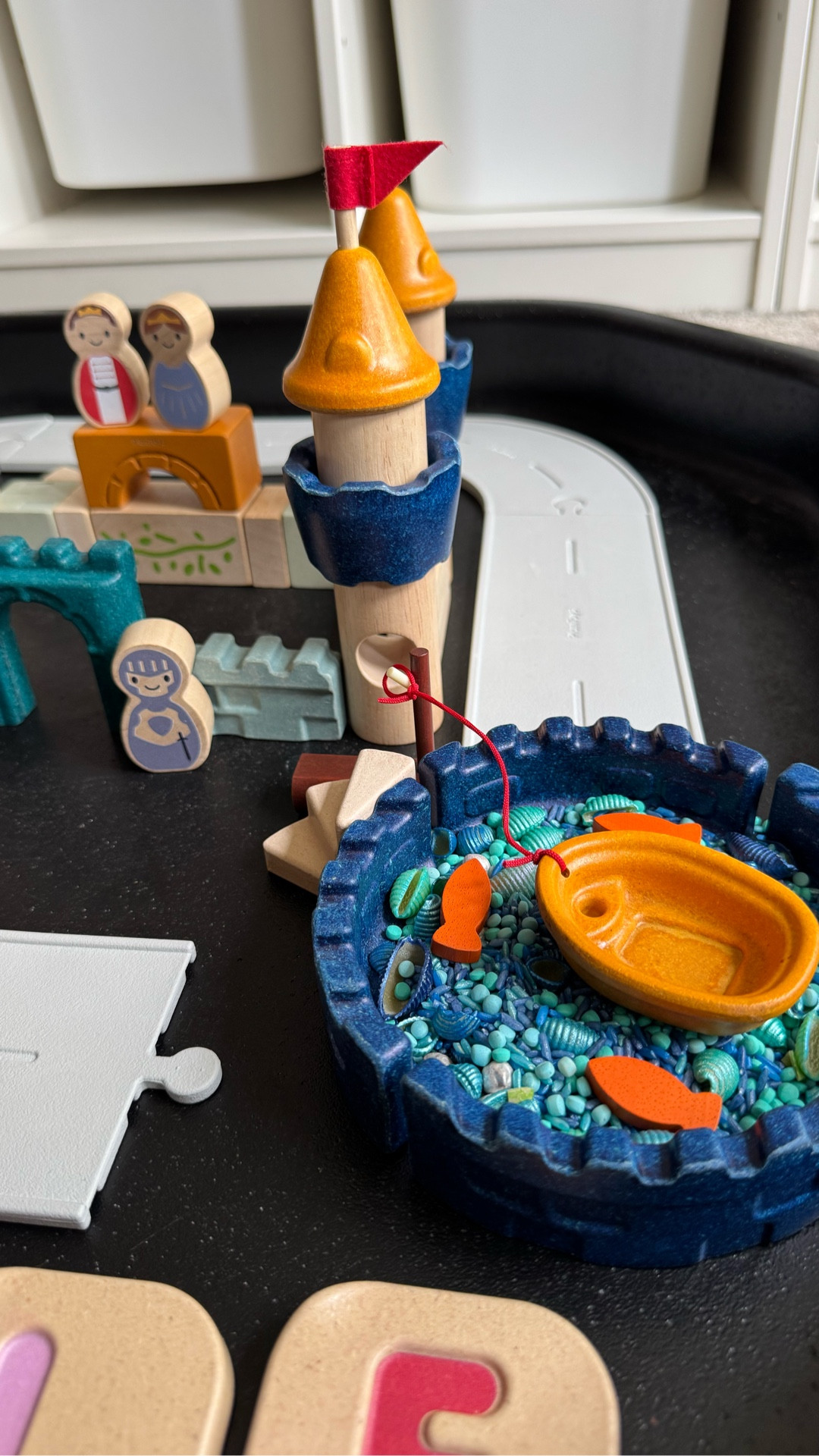 Quiet time spent building a kingdom— complete with a beautiful castle, a road (because cars are life), and of course, a pond. When little brother woke from his nap, the real play began. Big brother sat back and watched, saying it made him so happy to see his brother enjoying something he built. 🏰👑

Plantoys are sustainably made to last. Nutiring spatial awareness, letter recognition skills and early math — perfect for little architects in the making!
•
•
•
#siblingjoy #plantoys #castleblocks #building #siblingfun #ecofriendly #castle #learningletters #cars #playtray #tufftray #simplemagic #quietplay #sustainablymade 