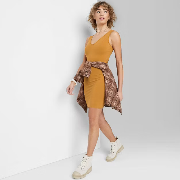 Women's Sleeveless Knit Bodycon Dress - Wild Fable™ | Target