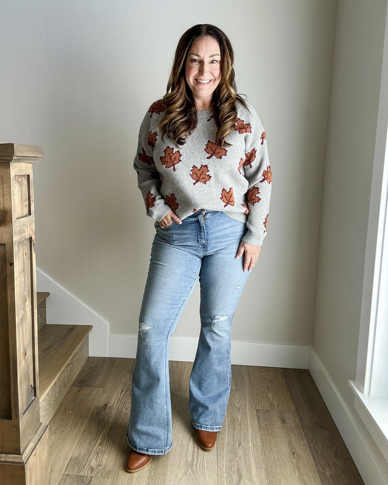 Fall Outfit from maurices
· Jeans tts, 12, leaf sweater, L

#LTKSaleAlert #LTKFindsUnder50 #LTKMidsize